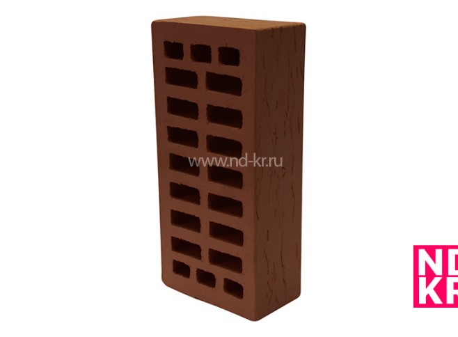 Керамический кирпич лицевой Белкерамика Коричневый Рустик Белгородская керамика