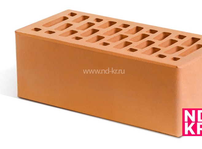 Кирпич керамический облицовочный 1,4НФ КРАСНЫЙ ГЛАДКИЙ Маркинский кирпичный завод