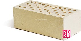 Кирпич керамический фасадный 1,4нф светло-бежевый скала Маркинский кирпичный завод