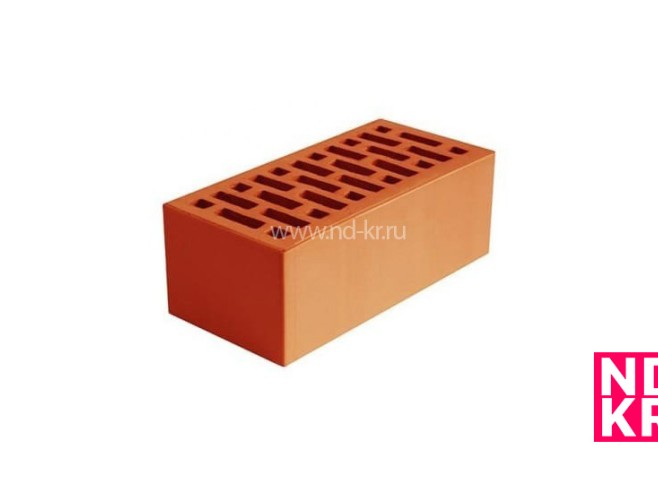 Кирпич фасадный Новомосковский завод керамических материалов - КРАСНЫЙ 1,4 НФ
