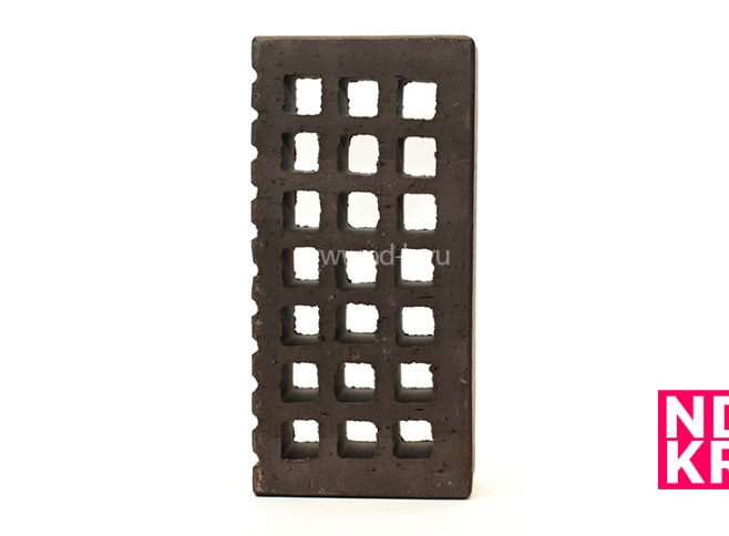 Кирпич облицовочный одинарный Коричневый гладкий М-150