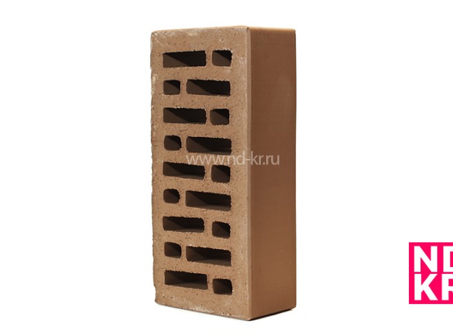 Кирпич облицовочный одинарный Терракотовый М150 Строма