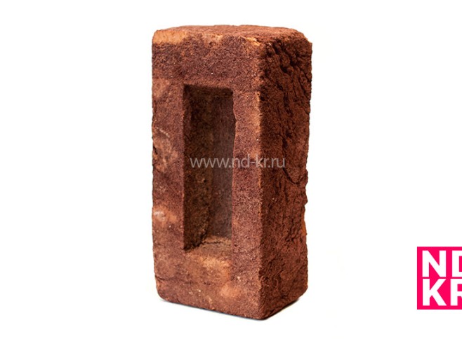 Кирпич премиум облицовочный ручной формовки Рубин WDF М-125 Семеновский кирпичный завод